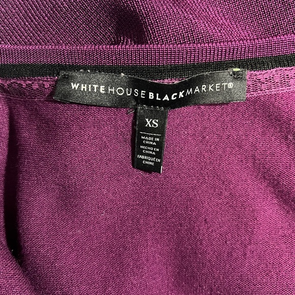 White House Black Market Purple Cardigan - Picture 5 of 8